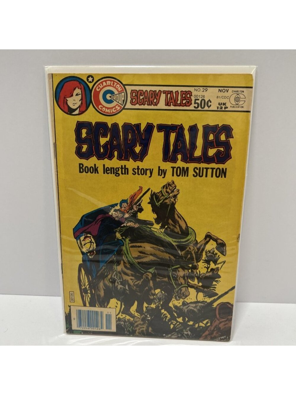 Scary Tales #29 Charlton 1981 Story By Tom Sutton Steve Ditko Rare Collectible